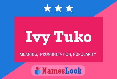 Poster del nome Ivy Tuko