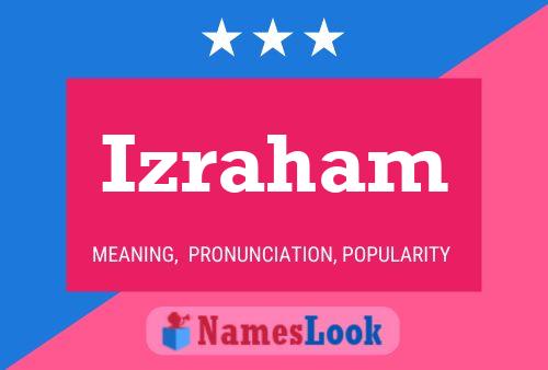 Poster del nome Izraham