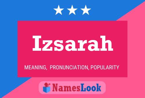 Poster del nome Izsarah