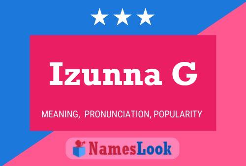 Poster del nome Izunna G