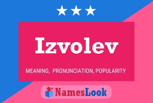 Poster del nome Izvolev