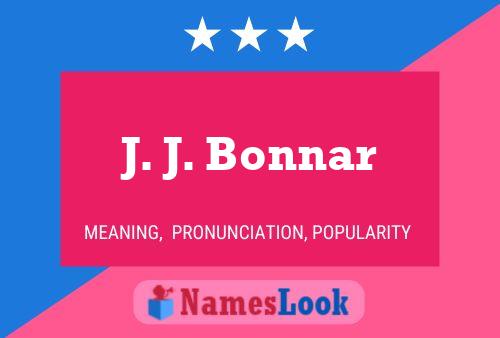 Poster del nome J. J. Bonnar