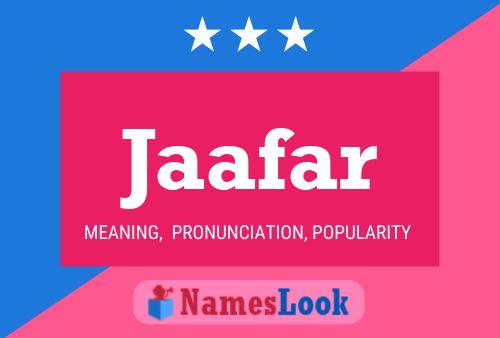 Poster del nome Jaafar