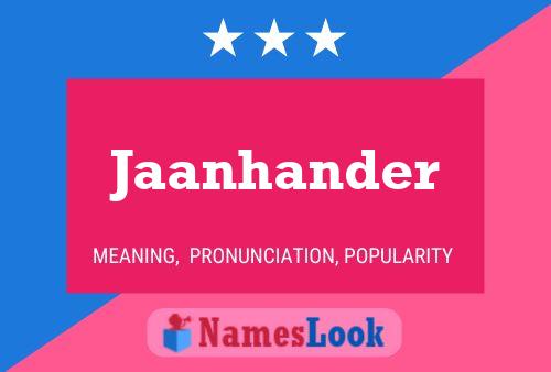 Poster del nome Jaanhander