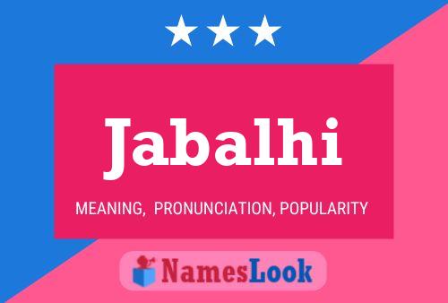 Poster del nome Jabalhi