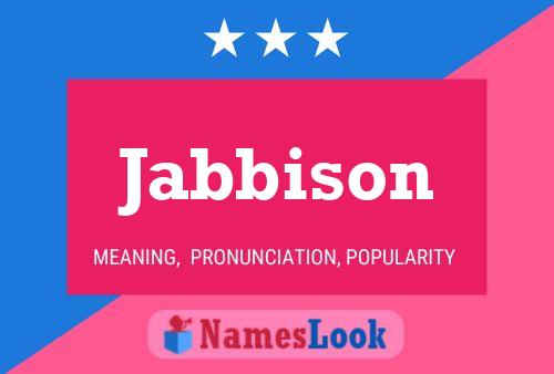 Poster del nome Jabbison