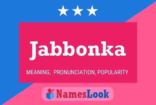 Poster del nome Jabbonka