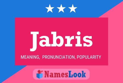 Poster del nome Jabris