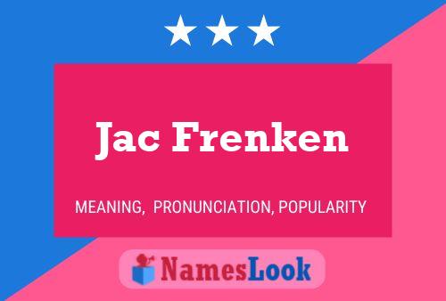 Poster del nome Jac Frenken