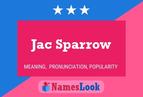 Poster del nome Jac Sparrow