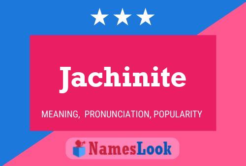 Poster del nome Jachinite