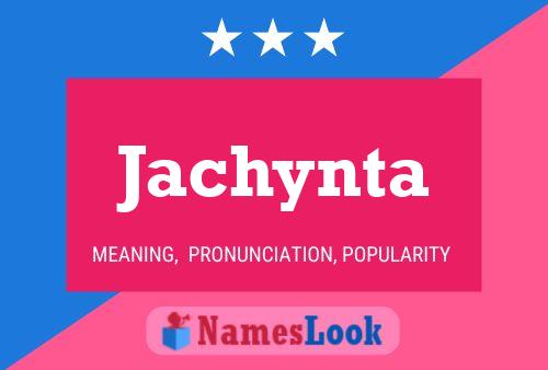 Poster del nome Jachynta