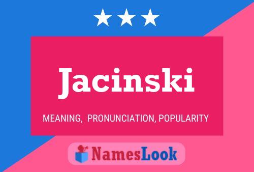 Poster del nome Jacinski