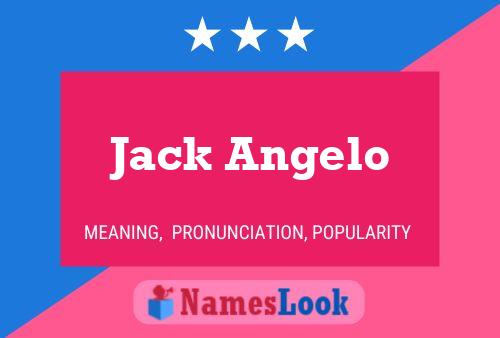 Poster del nome Jack Angelo