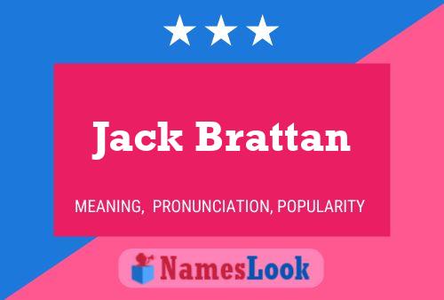 Poster del nome Jack Brattan