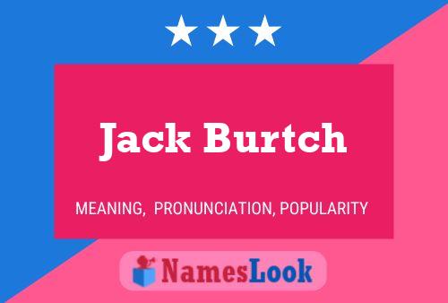 Poster del nome Jack Burtch