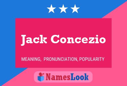 Poster del nome Jack Concezio