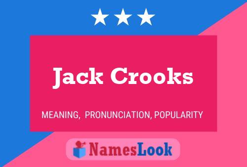 Poster del nome Jack Crooks