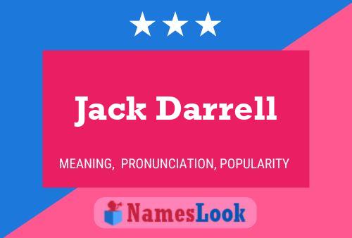 Poster del nome Jack Darrell