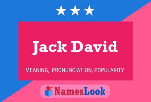 Poster del nome Jack David