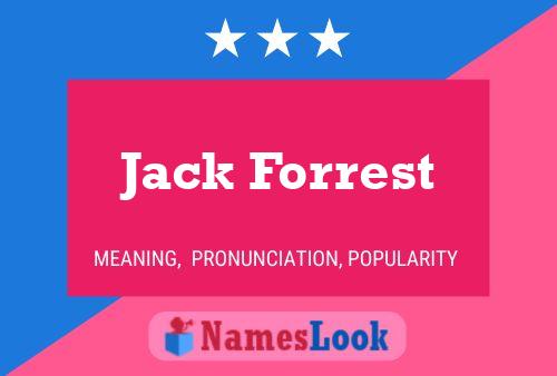 Poster del nome Jack Forrest