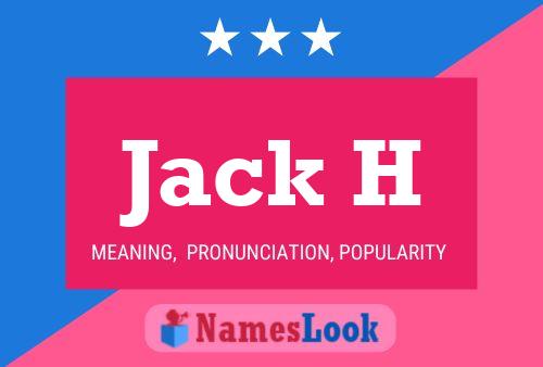 Poster del nome Jack H