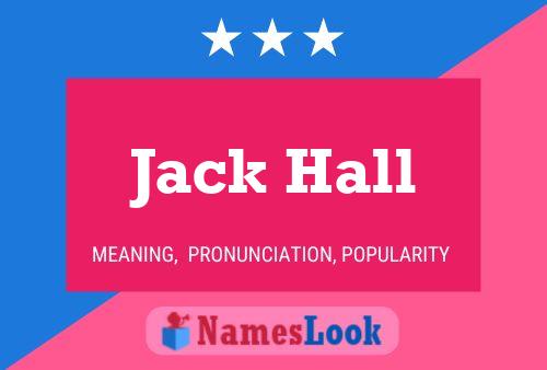 Poster del nome Jack Hall