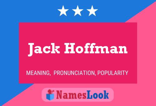 Poster del nome Jack Hoffman