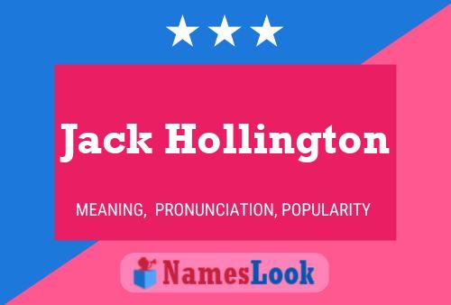 Poster del nome Jack Hollington