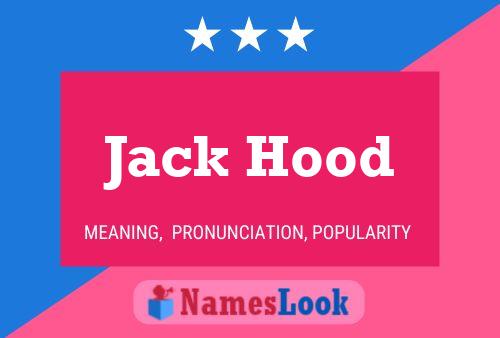 Poster del nome Jack Hood