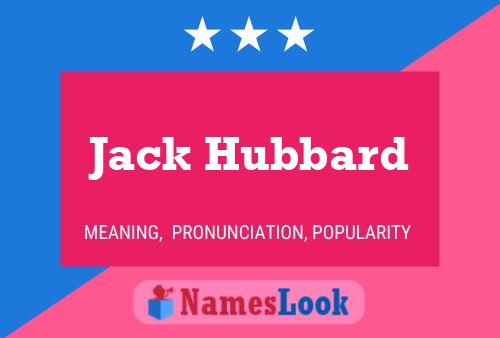 Poster del nome Jack Hubbard