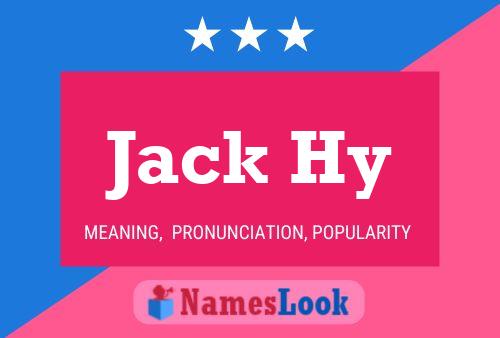 Poster del nome Jack Hy