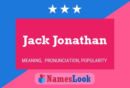 Poster del nome Jack Jonathan