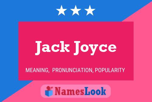 Poster del nome Jack Joyce