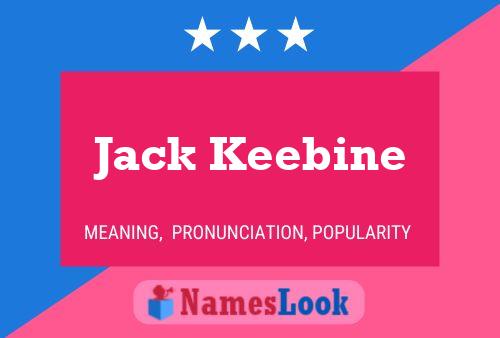 Poster del nome Jack Keebine