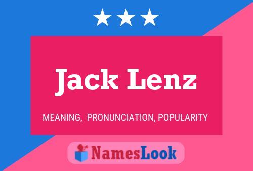 Poster del nome Jack Lenz