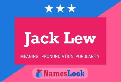 Poster del nome Jack Lew