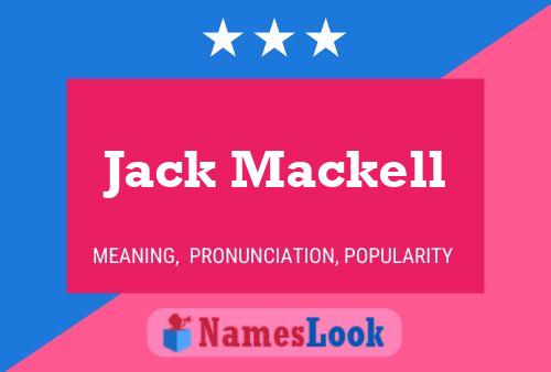 Poster del nome Jack Mackell