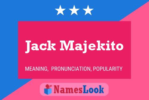 Poster del nome Jack Majekito