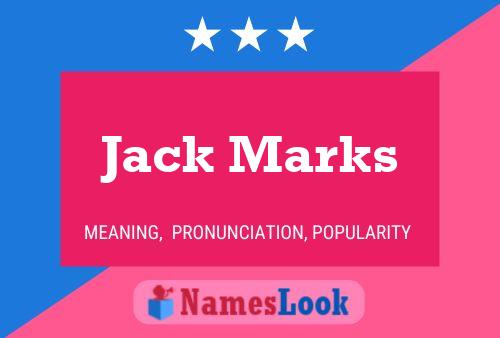 Poster del nome Jack Marks