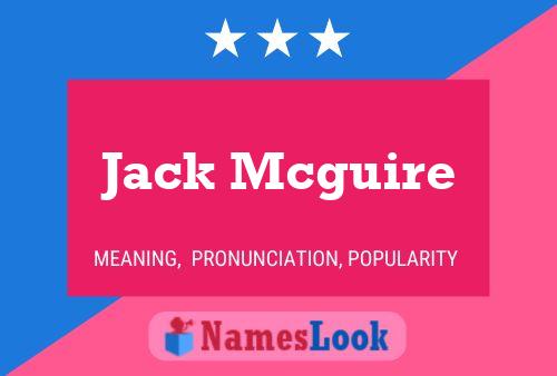 Poster del nome Jack Mcguire