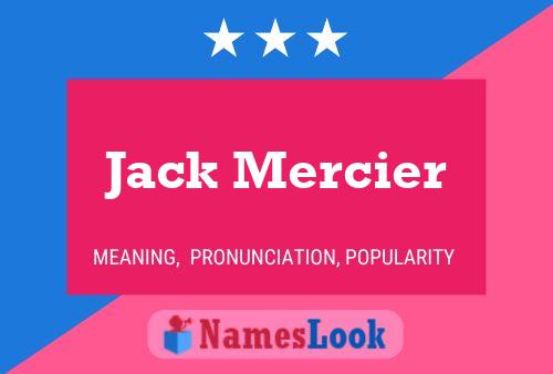 Poster del nome Jack Mercier