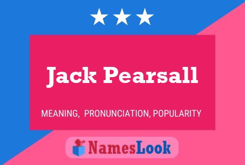 Poster del nome Jack Pearsall