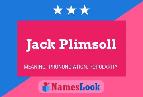 Poster del nome Jack Plimsoll