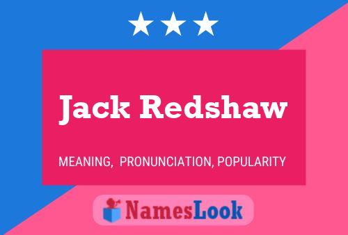 Poster del nome Jack Redshaw