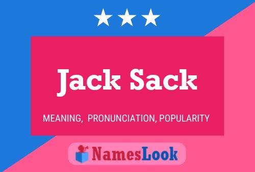 Poster del nome Jack Sack