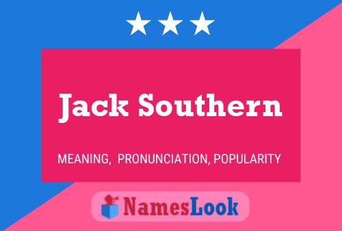 Poster del nome Jack Southern