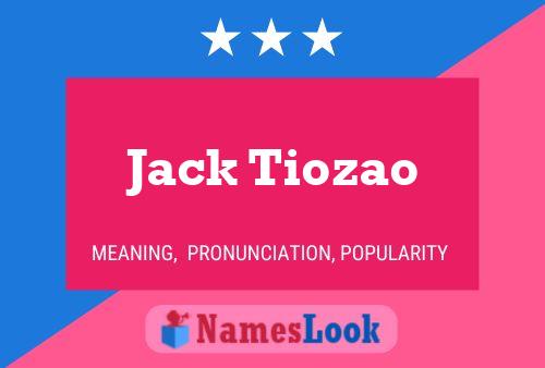 Poster del nome Jack Tiozao