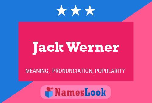 Poster del nome Jack Werner