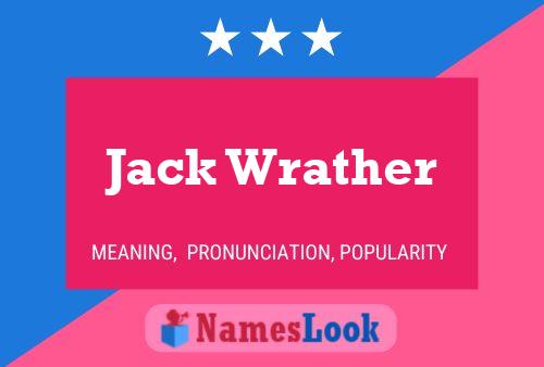 Poster del nome Jack Wrather